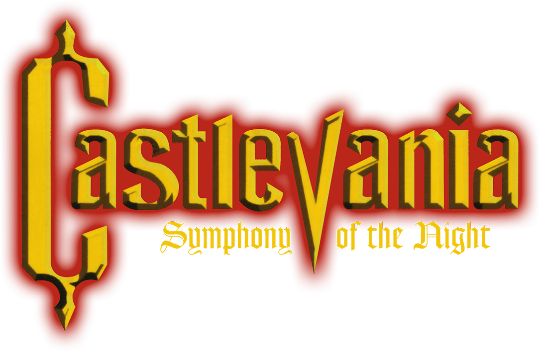 Castlevania Symphony of the Night logo for Playstation